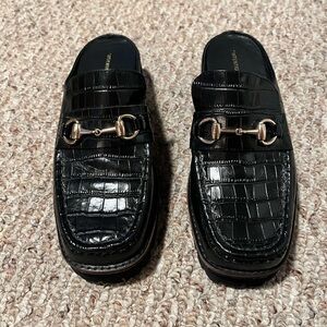 EUC Intentionally Blank Mule Loafers